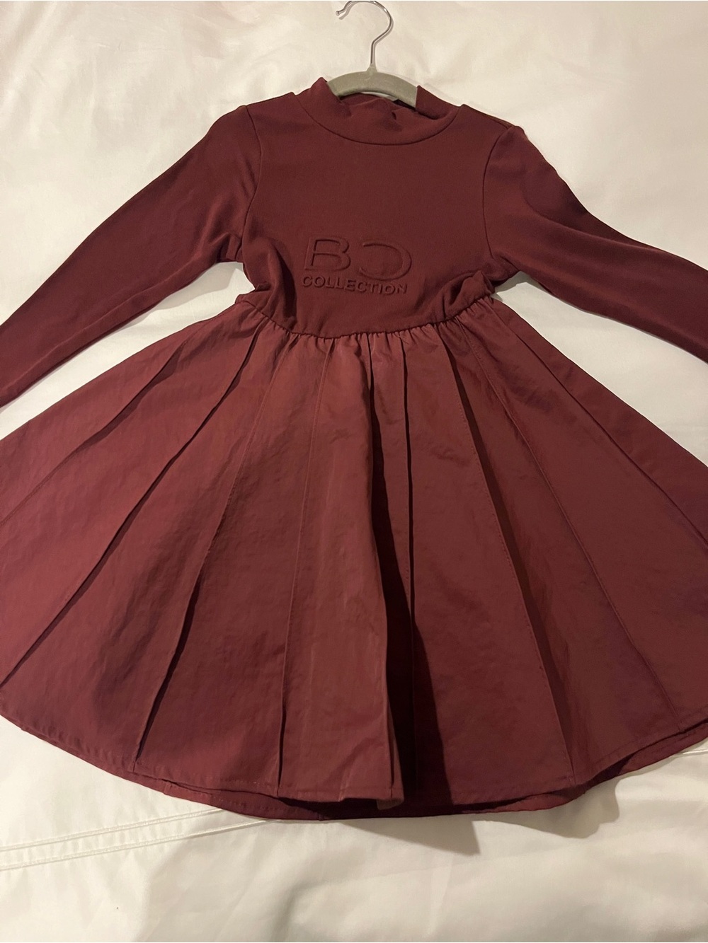 BACE COLLECTION RUST MOCKNECK CARGO GIRLS DRESS Size 4